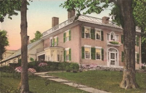 Howard Giles Residence Woodstock Vermont Hand Colored Albertype Postcard L7 - Picture 1 of 2
