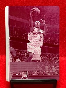 Caron Butler #1/1 Magenta Printing Plate ~ 2007-08 Upper Deck ~ Wizards