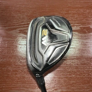Taylormade M2 4 Hybrid 22* REAX 75g Stiff Graphite Mens LH TaylorMade Grip - Picture 1 of 9