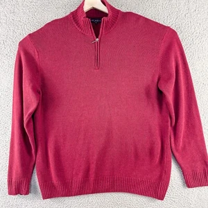 Emi Maglia Sweater Mens XL Red Wool Cashmere Blend Preppy Outdoor Modern Office - Picture 1 of 12