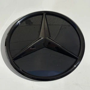 GENUINE Mercedes Benz W465 Front Grille Star w/ Baseplate (BLACK) NEW 4658803502 - Picture 1 of 2