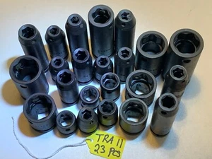 23-PCS- STEGMAN TOOL CO. Impacto magnético mm - enchufes - EE. UU. - NUEVO - Imagen 1 de 3