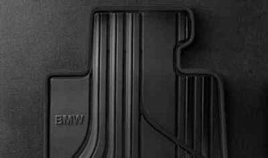 NEW BMW F30 F31 F34 F80 ALL WEATHER RUBBER FLOOR MATS FRONT ONLY 51472339778 - Picture 1 of 3