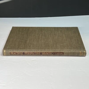 Antique Art Technique Book Practical Perspective Drawing Instruction Lawson 1943 - Bild 1 von 8