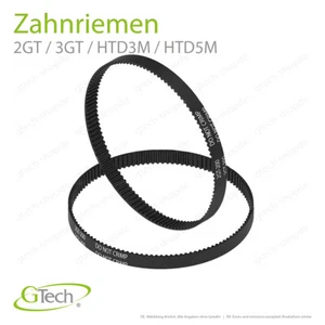 Zahnriemen geschlossen Antriebsriemen closed belt 2GT GT2 HTD 3M 5M bis 9mm - Bild 1 von 12