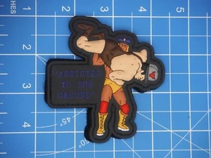 Law Enforcement Accomplishment PVC patch-Assisted To The Ground - Picture 1 of 3