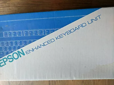 New Vintage XT/AT Mechanical Keyboard A800180 in Epson retail box Mint Condition - Image 1 of 4