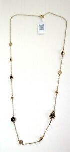 Anna Beck Jewelry Necklaces sterling silver .925 Long station Smoky Pyrite $600
