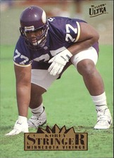 1995 Ultra Football Card #194 Korey Stringer Rookie