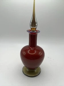 Vintage Lundberg Studios Art Glass Perfume Bottle - Picture 1 of 6