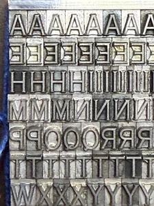 18 pt Copperplate Gothic Light Condensed (ATF) Letterpress Type for printing - Picture 1 of 6