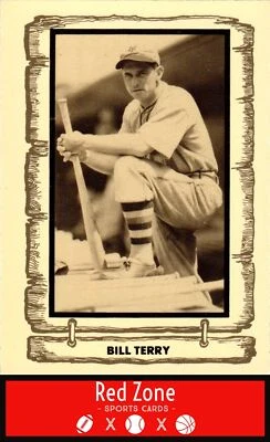 1980 Cramer Baseball Legends Series 1 - #9 Bill Terry NM Set Break. - Image 1 of 2