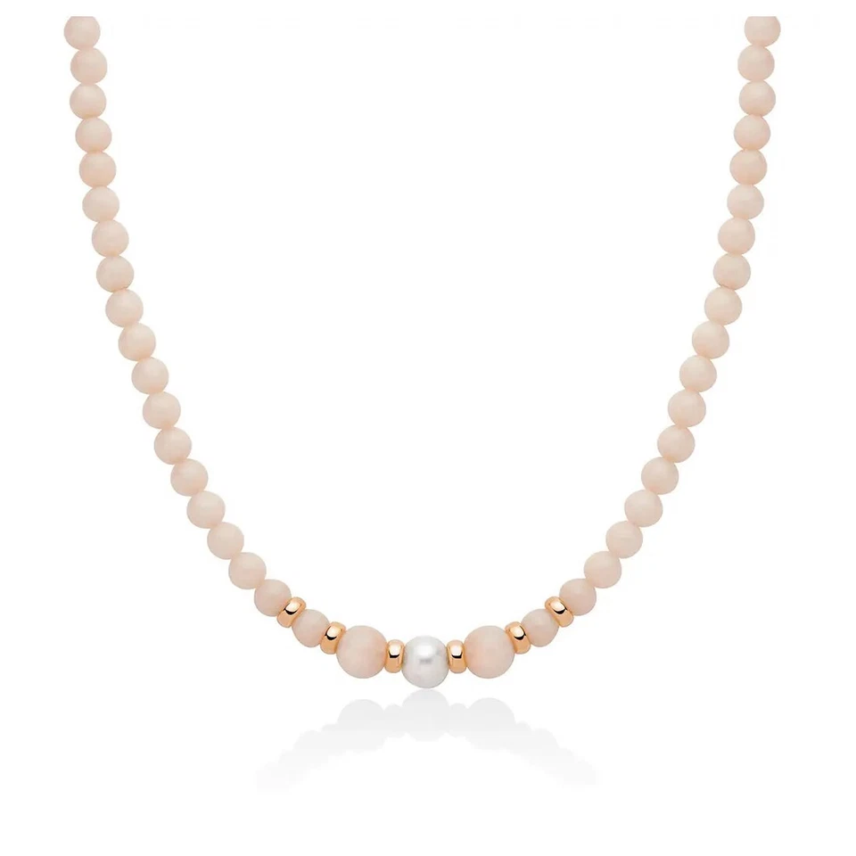 MILUNA   I SEGRETI DELLA NATURA COLLANA   ARGENTO  925 E  GIANDA  PCL6563 - Immagine 1 di 1