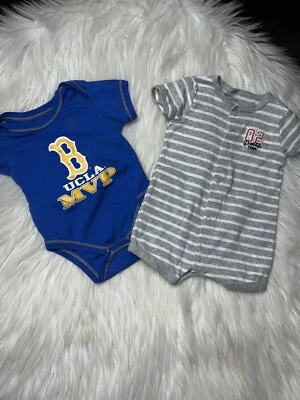 Ropa Bebé Niño Carter's 3 y 3 a 6 Meses Mameluco y Body Foto 1 de 4