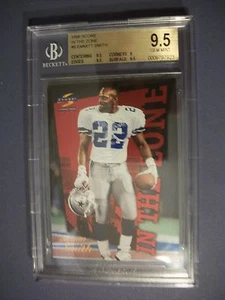 EMMITT SMITH 1996 Score In the Zone #9 BGS GEM MINT 9.5 Cowboys - Picture 1 of 1