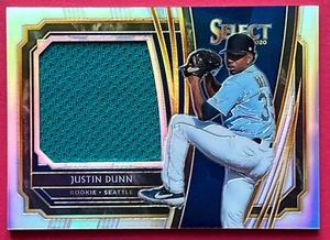 Panini Select 2020 novato jumbo Swatch Justin Dunn Prizm Holo #RJS-JD/250 - Imagen 1 de 2