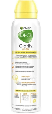 2 Garnier Bi-O Clarify Spray Antiperspirant Deodorant 48 Hours Protection - Image 1 of 3