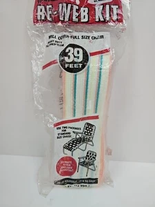 Vintage NOS Wellington Re-Web Kit 39 Ft Yellow Red Green White - Picture 1 of 4