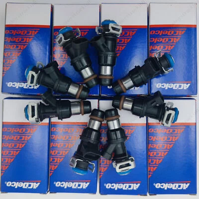 8Pcs Original Fuel Injectors OEM 25317628 For 99-07 Chevy Silverado 4.8/5.3/6.0L - Image 1 of 4