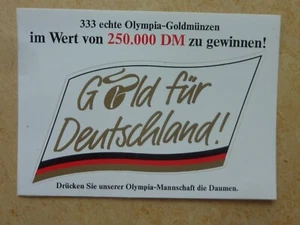 Aufkleber Tchibo Gold für Deutschland - Bild 1 von 4