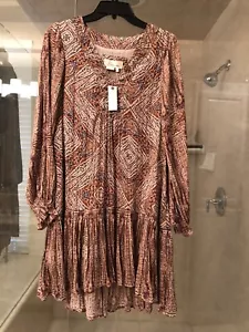 NWT Anthropologie Neutral Colors Lined Dress Size XS Retail $148 - Picture 1 of 6