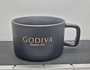 GODIVA Short & Wide Belgium Coffee Mug Tea Cup Hot Chocolate Hot Cocoa BB13-989 - Picture 1 of 6