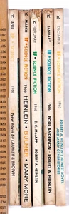 THE MOON IS A HARSH MISTRESS – WORLDS OF IF (5 parts/12/1965, 1-4/1966) Heinlein - Picture 1 of 12