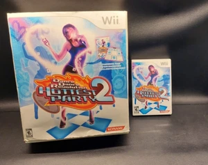 Nintendo Wii Dance Dance Revolution Hottest Party 2! Complete With Mat & Game - Picture 1 of 10