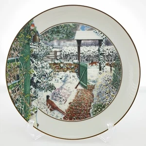 Franklin Mint Garden Year Collection January Collector Plate By David Hurrell - Picture 1 of 16