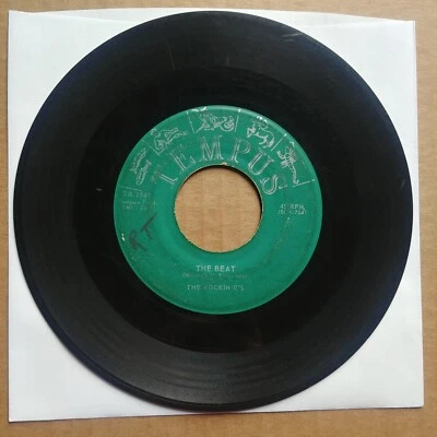 THE ROCKIN R's The Beat/Crazy Baby 45 7" ROCKABILLY ROCK Record Vinyl 1958 Foto 1 de 2