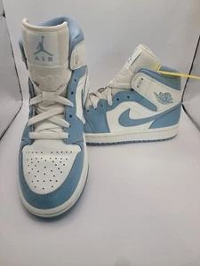 Size 8.5 - Air Jordan 1 Mid University Blue W - Picture 1 of 8