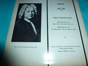 Bach - Cantatas Nos 130 & 167 Helmuth Rilling LP - Imagen 1 de 1