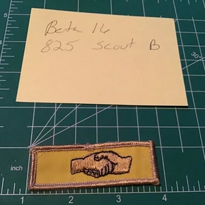 1973 National Jamboree Wide Game Handshake Strip Patch BSA Scouts America - Foto 1 di 6