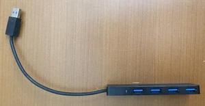 Anker 4-Port USB 3.0 Ultra Slim Data Hub - Black A7516 - Picture 1 of 4