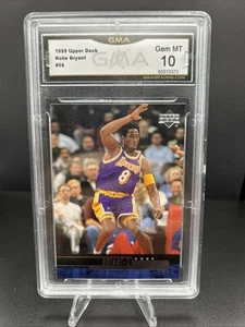 1999/00 Upper Deck KOBE BRYANT #58 GMA 10 GEMMT 🔥🏀🔥 Lakers - Imagen 1 de 3