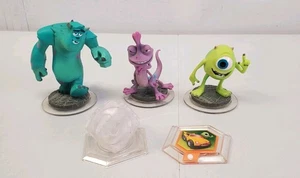 Disney Infinity 1.0 Monsters Inc. 3 Stück Sully Mike Wazowski Randall Kristall - Bild 1 von 3