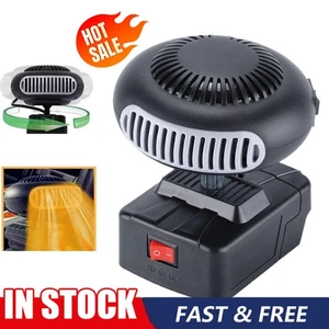 Portable Lithium Electric PowerWarm Air Blower FanHeater Hot/Cold NE W - Picture 1 of 11