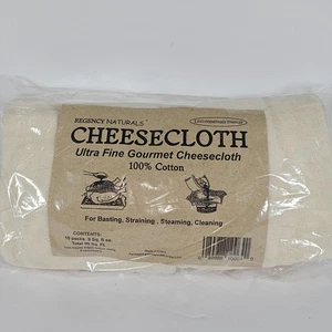 Regency Naturals 10-Pack 100% Cotton Ultra Fine Cheese Cloth 90 sq ft 36" X 36" - Picture 1 of 9