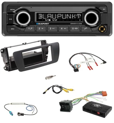 Blaupunkt Bluetooth DAB Lenkrad USB Autoradio für Seat Ibiza 2008-2015 schwarz - Bild 1 von 4