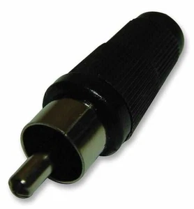 PRO SIGNAL - Stekker, Phono, Zwart, 10 Stuks - Afbeelding 1 van 1
