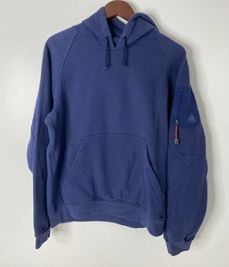 Sudadera con capucha vintage Nike ACG para hombre mediana azul con bolsillos con cremallera peso pesado Y2K - Imagen 1 de 7