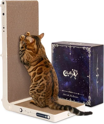 Cat Scratcher, 25.3 Inch Double Sided L Shape Cat Scratching Board, No Assembly  - Image 1 of 4