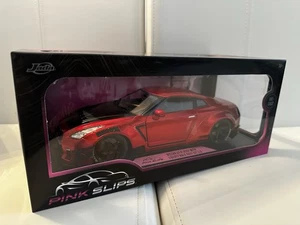 2025 1:18 Jada Pink Slips NISSAN GTR (R35) LIBERTY WALK ~RED~ NEW FAST SHIP - Picture 1 of 5