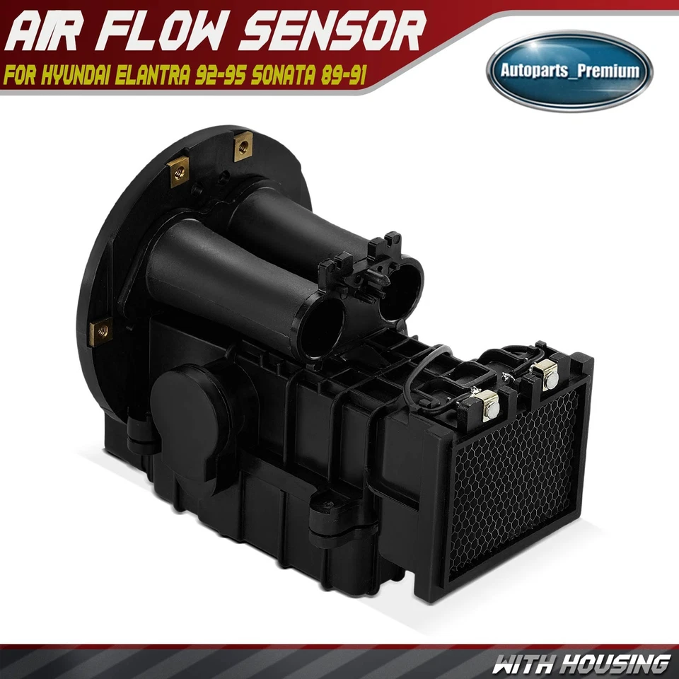 Sensor de flujo de masa de aire con carcasa para Hyundai Elantra 1992-1995 Sonata 1989-1991 Foto 1 de 4