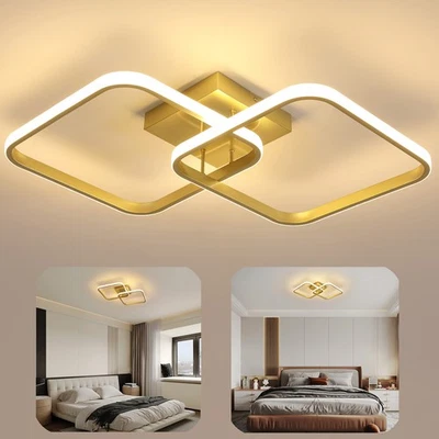 42W Plafoniera LED Moderna Lampada da Soffitto Bianco caldo Soggiorno Cucina - Immagine 1 di 4
