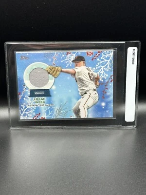 2023 Topps Holiday Logan Webb Relic Card #RC-LW Diamondbacks - Image 1 of 2