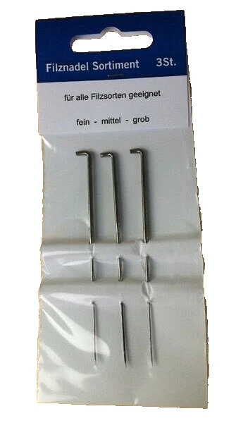 Filznadel Set fein mittel und grob - Bild 1 von 1