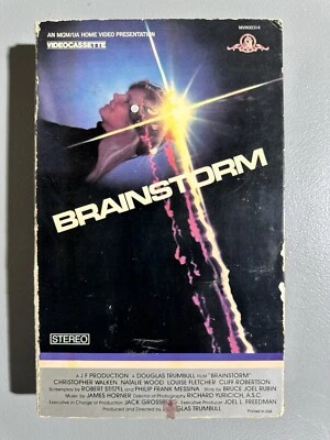 Brainstorm, 1983 Movie VHS, 1st Home Video, Christopher Walken, TESTED, Works Foto 1 de 4