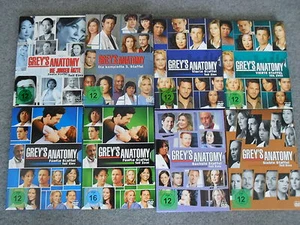 8x DVD Greys Anatomy - Staffel 2.1 + 3 + 4.1 + 4.2 + 5.1 + 5.2 + 6.1 + 7.1 - Bild 1 von 1