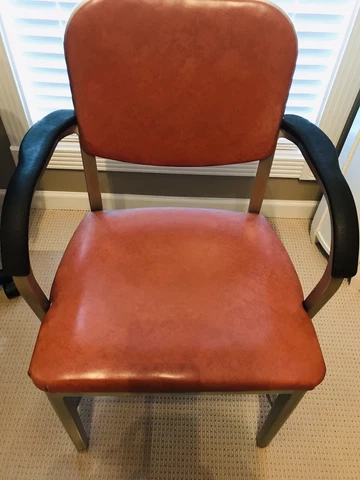 Mid Century Art Metal Construction Chairs Cover